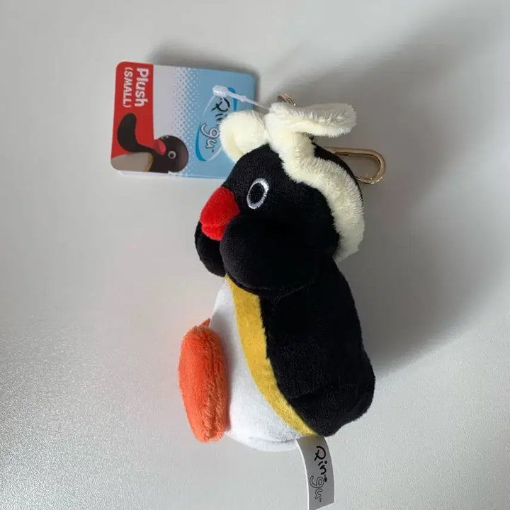 [BUNJANG] Pingu Hairband Doll Keyring / 핑구 헤어밴드 인형키링 10cm