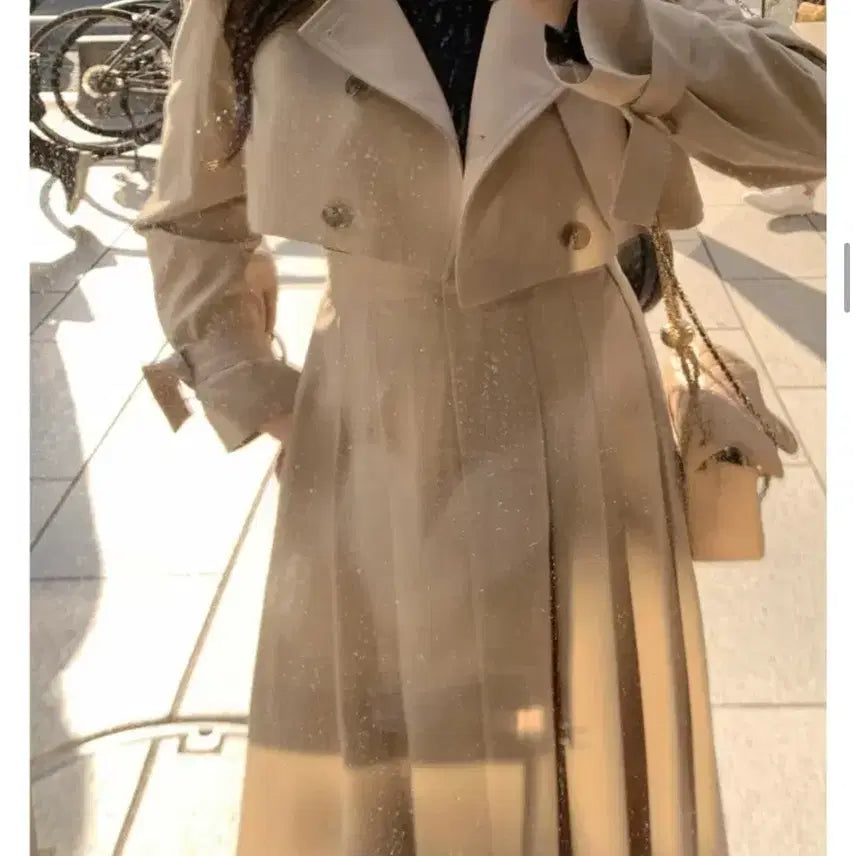 [BUNJANG] Flatfer Paris Pleated Long Skirt / 새상품) 플랫퍼 f/w파리 스커트 (베이지,네이비)