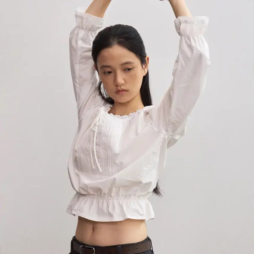 [BUNJANG] Howus Sophie Lace Blouse / 호와스 Sophie Lace Blouse