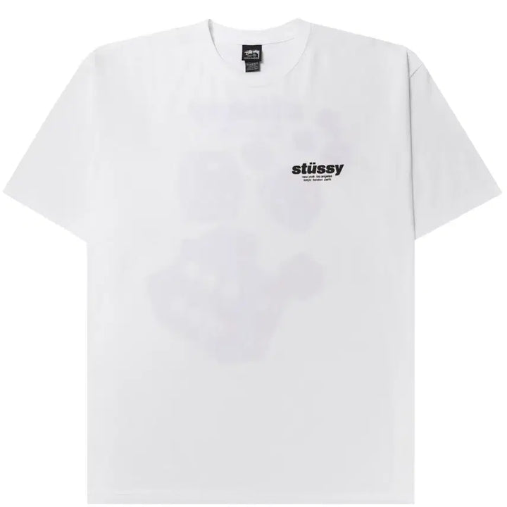[BUNJANG] Stussy Rollers White T-shirt L / 스투시 티셔츠 롤러스 화이트 L