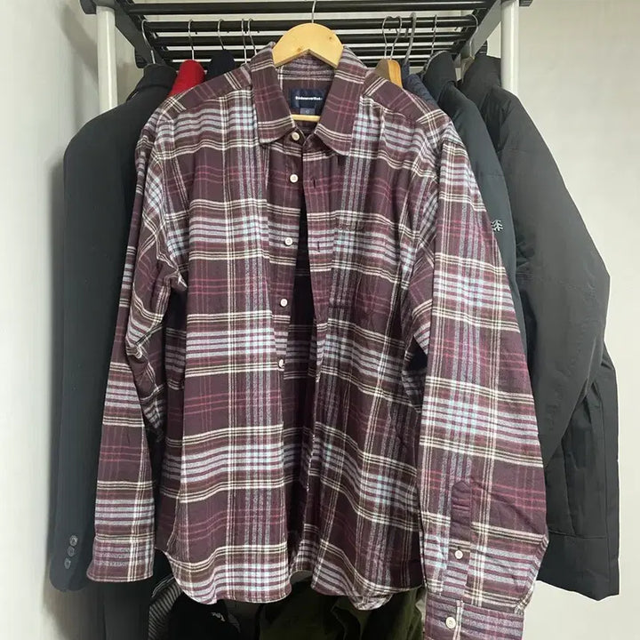 [BUNJANG] thisisneverthat Flannel Check Shirt (XL) / 디스이즈네버댓 플란넬 체크셔츠(xl)