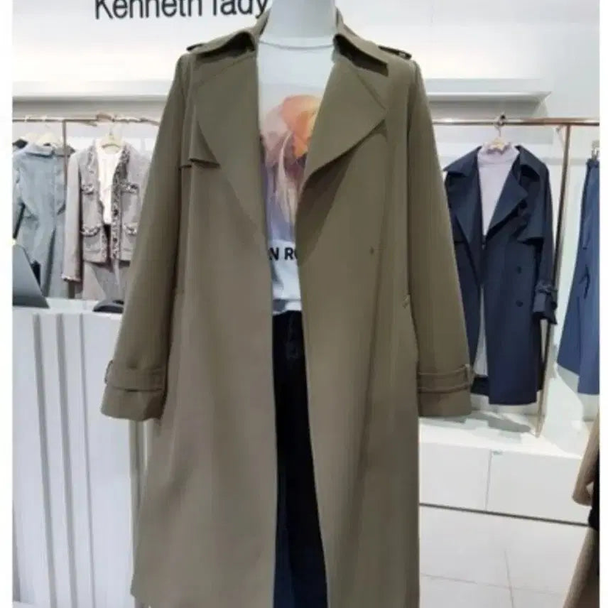 [BUNJANG] Kenneth Lady Trench Coat (Size 66) / 케네스레이디 트렌치코트 팝니다 (사이즈 66)
