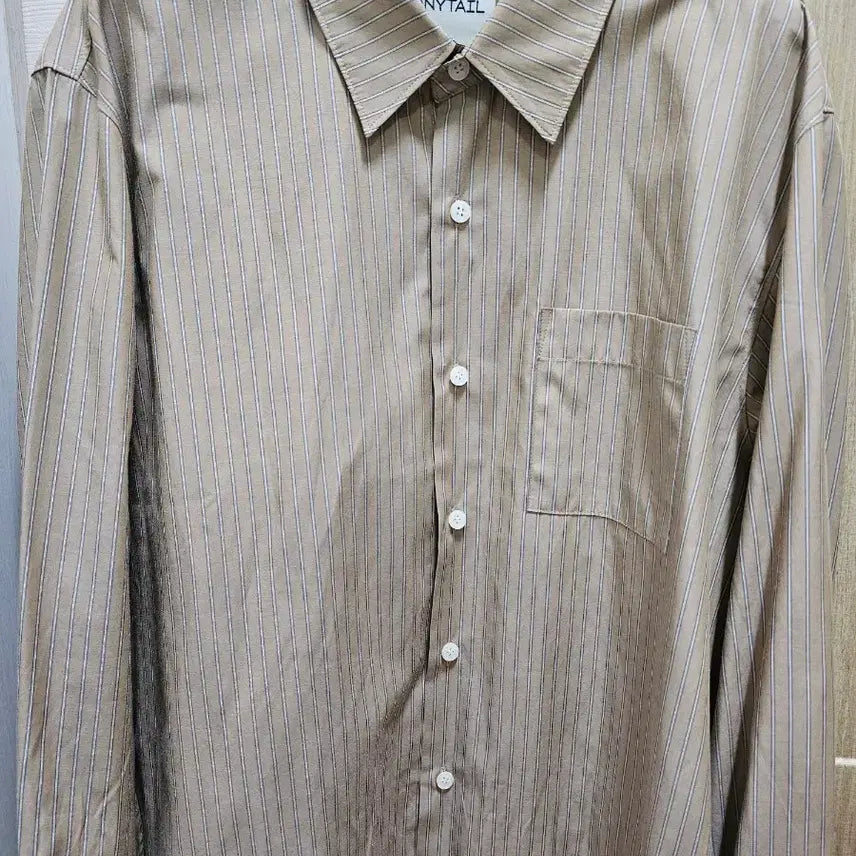 [BUNJANG] Holmes Classy Stripe Shirt / 포니테일 셔츠