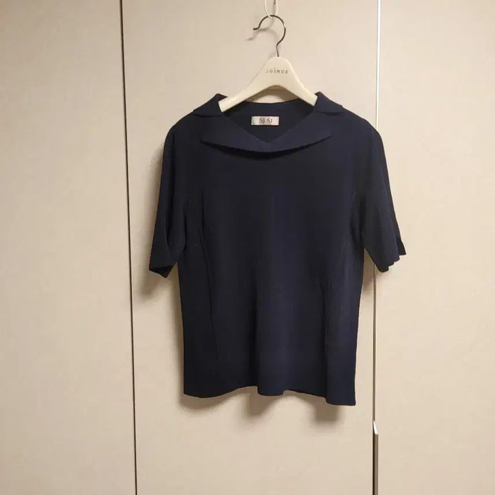 [SOLD OUT] 한섬 SJSJ 언발란스카라 니트