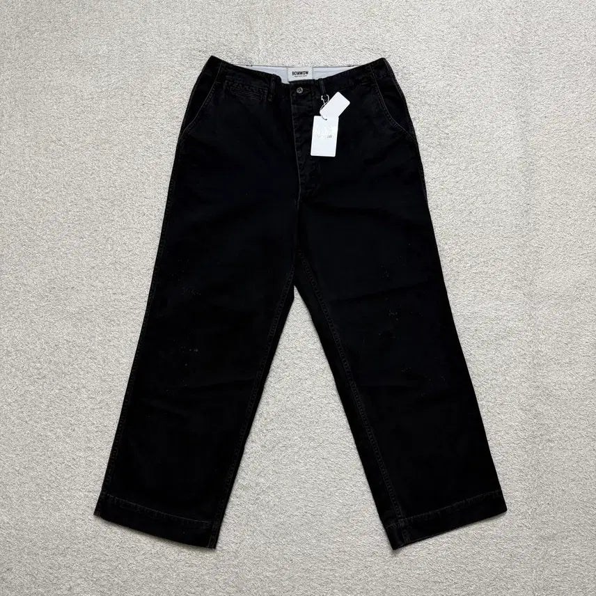 [BUNJANG] Bawwow Work Trousers Chino Pants Black / [L] 바우와우 워크 트라우져 치노 팬츠 블랙