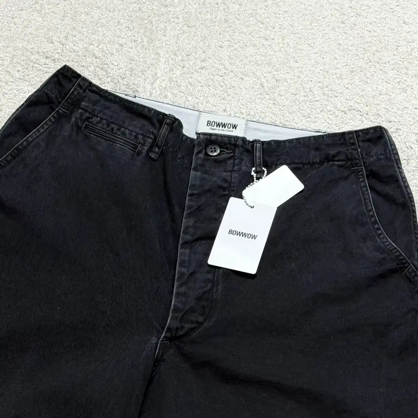 [BUNJANG] Bawwow Work Trousers Chino Pants Black / [L] 바우와우 워크 트라우져 치노 팬츠 블랙