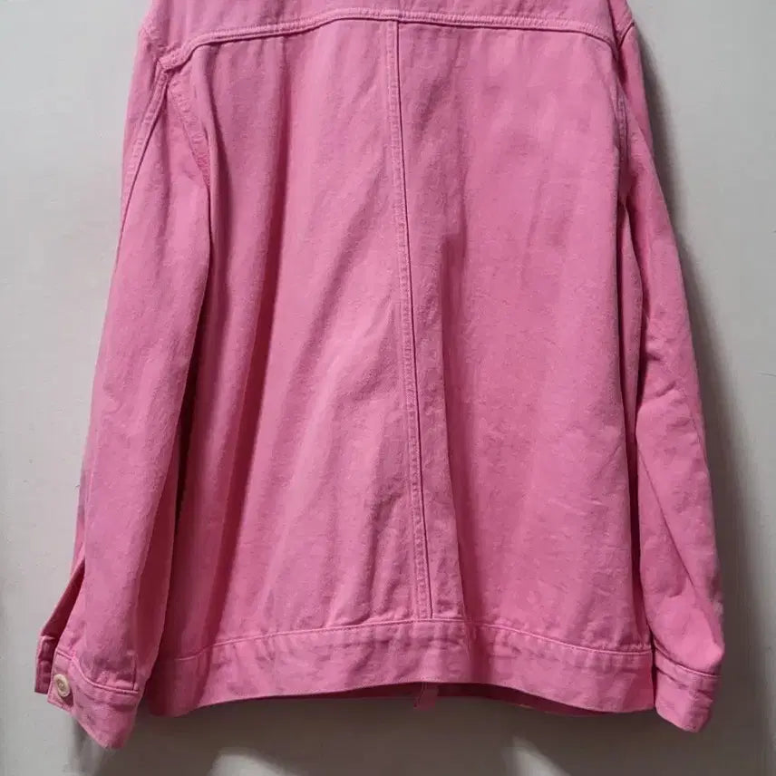 [BUNJANG] Pink Denim Jacket / 귀여운 핑크색 데님 자켓