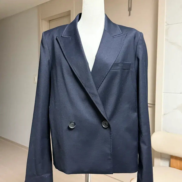 [BUNJANG] Anna Sui Navy Double Button Jacket / Anni Sui 안나수이 네이비 더블 버튼 자켓