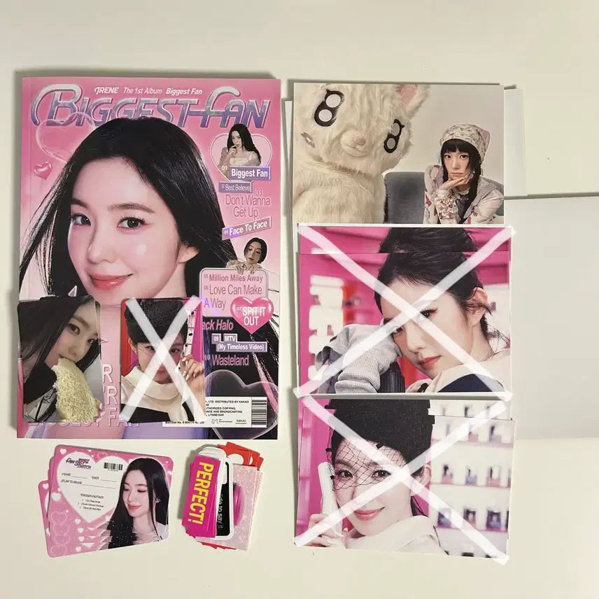 [SOLD OUT] 아이린 Biggest Fan 포토북 개봉앨범 I&