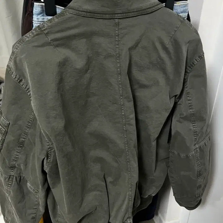 [BUNJANG] Brown Yard 26SS Washed Tanker Jacket Olive / (3) 브라운야드 26SS 워시드 탱커 자켓 올리브