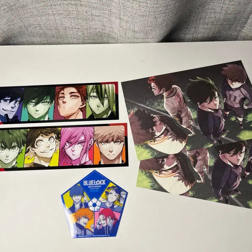 [BUNJANG] Blue Lock First Edition Bonus Postcard Card Bundle Set / (일괄판매) 블루록 초판 특전 카드