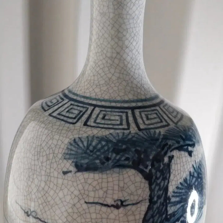 [BUNJANG] Blue-and-White Porcelain Vase / 청화 백자 화병 도자기
