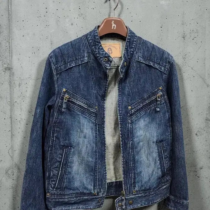 [BUNJANG] JACKANDJILL Denim Rider Jacket / JACKANDJILL 데님 라이더 자켓
