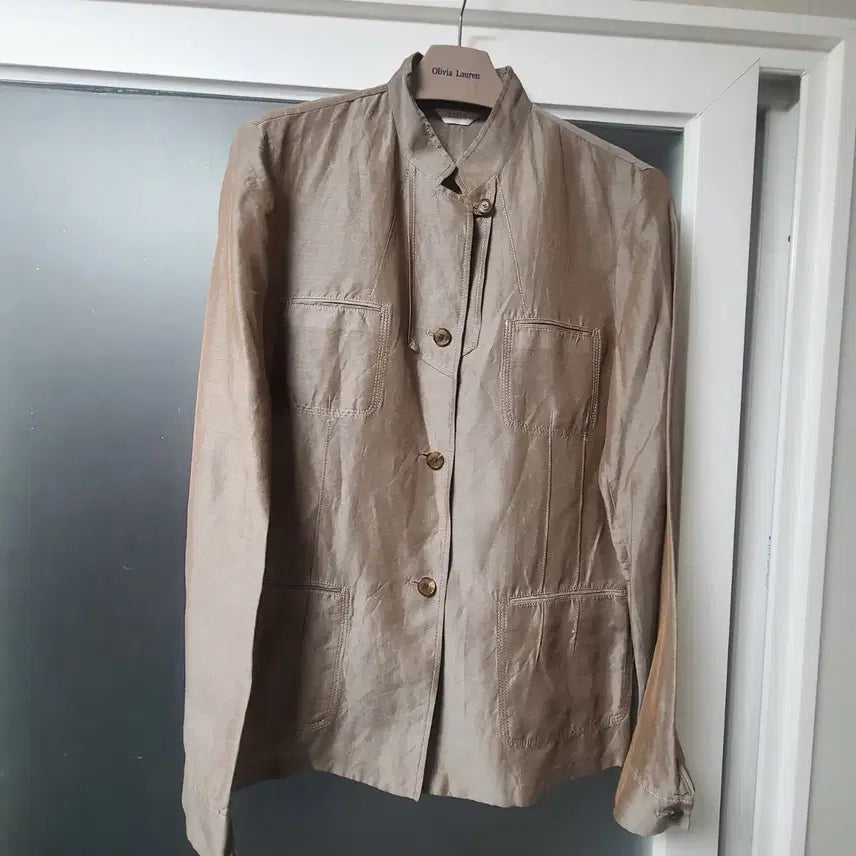 [SOLD OUT] TIME 타임 린넨 블렌드 자켓