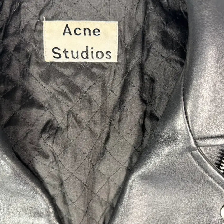 [BUNJANG] Acne Studios Black Leather Rider Jacket / 아크네 스튜디오 블랙 레더 라이더 자켓