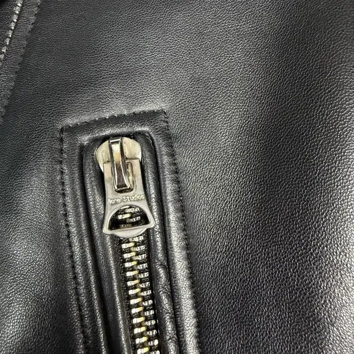 [BUNJANG] Acne Studios Black Leather Rider Jacket / 아크네 스튜디오 블랙 레더 라이더 자켓