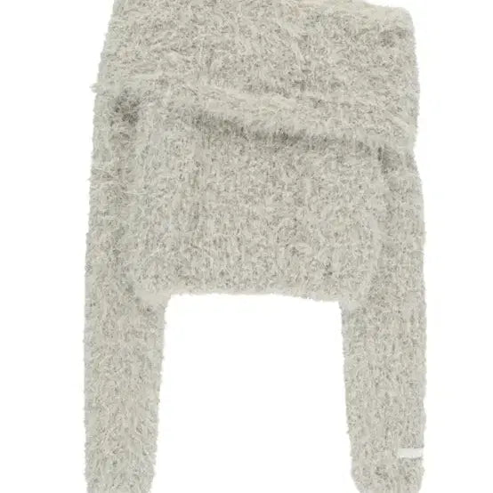 [BUNJANG] Afterhours Soft Hairy One Shoulder Knit Top / 애프터아워즈 SOFT HAIRY ONE SHOULDER KNIT TOP