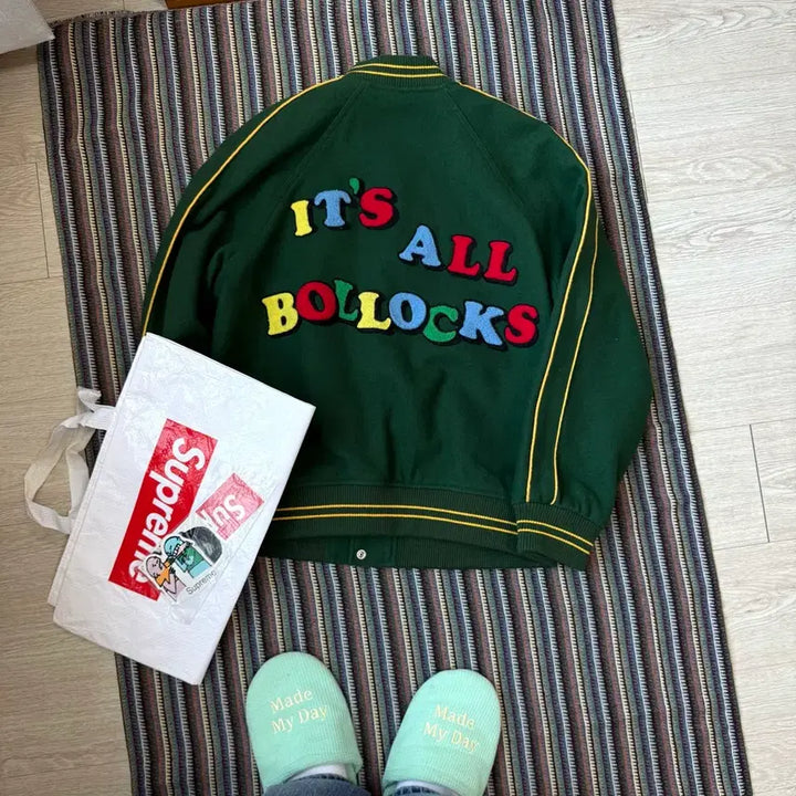 [BUNJANG] Supreme Jamie Reid Varsity Jacket / 슈프림 제이미 리드 바시티 자켓