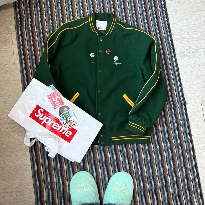 [BUNJANG] Supreme Jamie Reid Varsity Jacket / 슈프림 제이미 리드 바시티 자켓