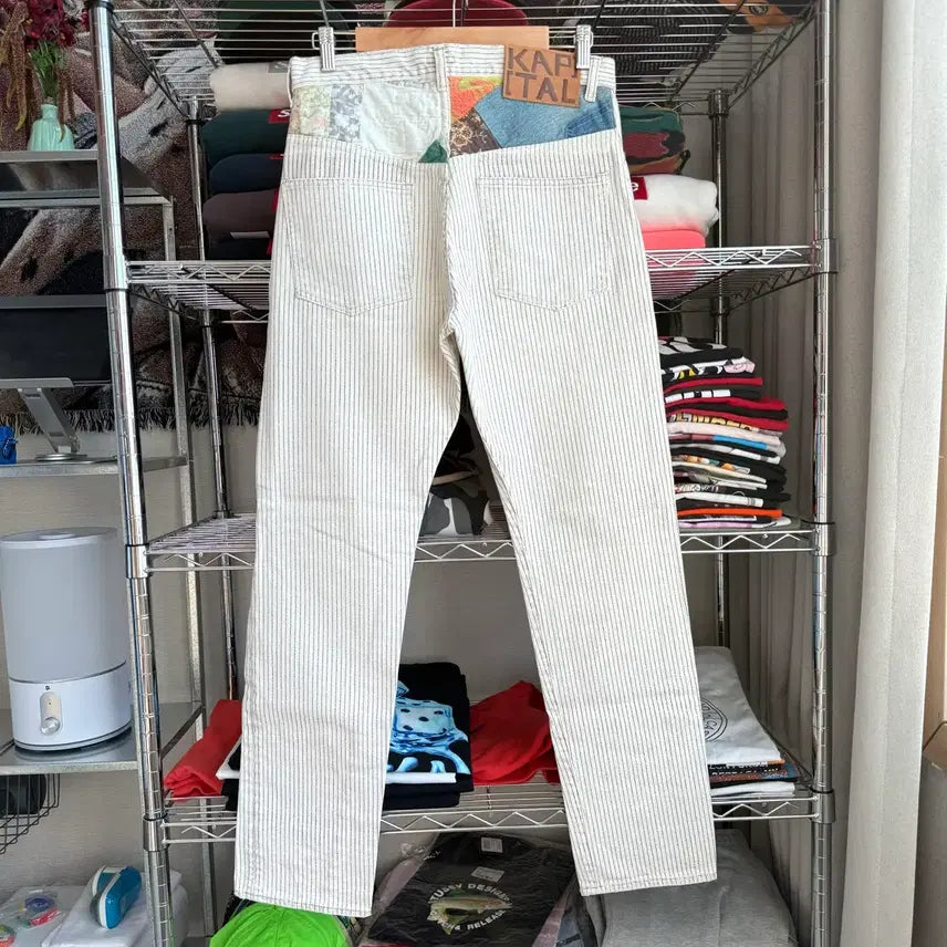 [BUNJANG] Kapital Patchwork Pants / 캐피탈 패치워크 팬츠