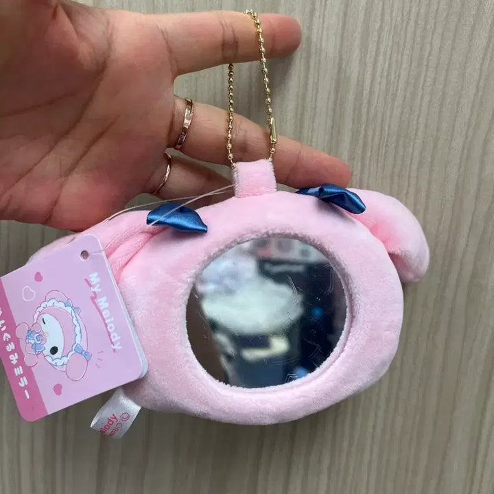 [BUNJANG] My Melody Mirror Keyring / 일본정품 베이비 마이멜로디 거울 키링 새상품