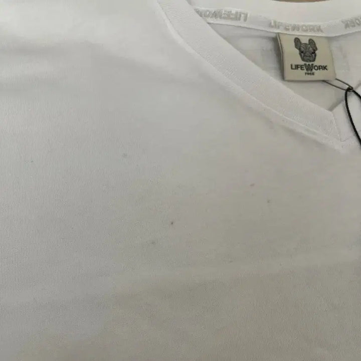 [BUNJANG] Life Work White T-shirt / 라이프워크 화이트 반팔 티셔츠