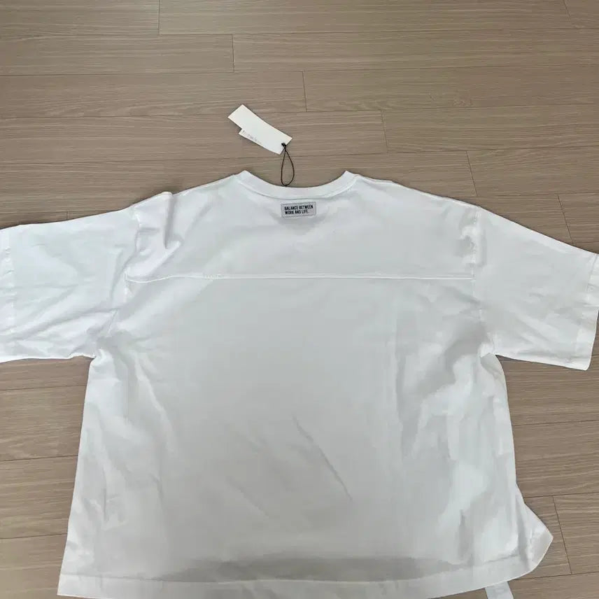 [BUNJANG] Life Work White T-shirt / 라이프워크 화이트 반팔 티셔츠
