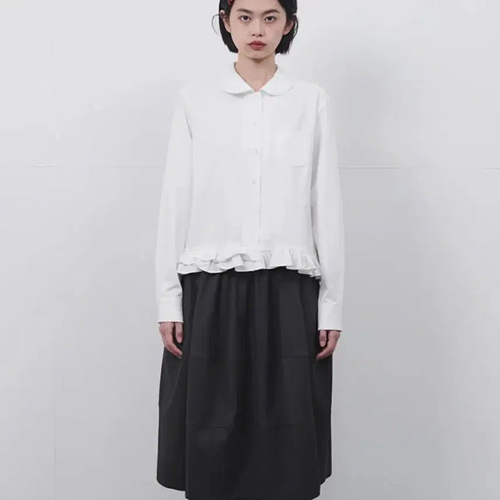 [BUNJANG] Ohesio Frill Blouse / 오헤시오 프릴블라우스