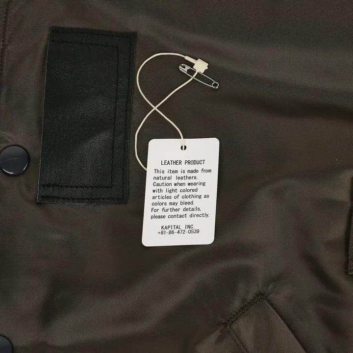 [BUNJANG] Capital MA-1 Nylon Flight Bolero Jacket / [3] 캐피탈 MA-1 나일론 플라이트 볼레로 해피