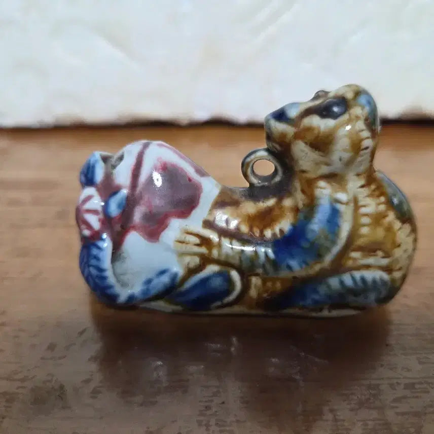 [BUNJANG] Antique Celadon Porcelain Monkey Water Dropper / 도자기 원숭이 연적