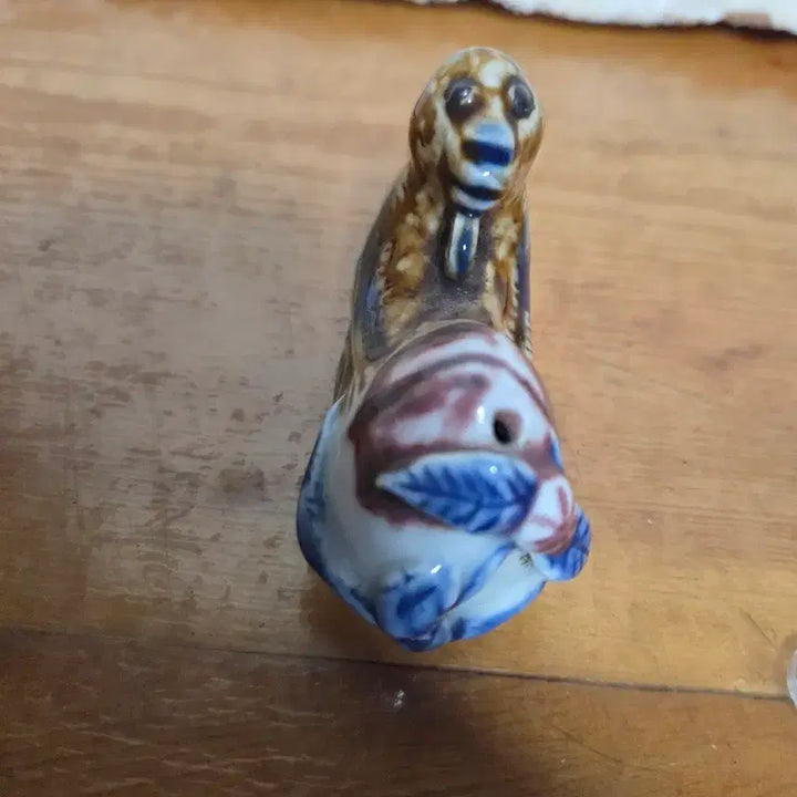 [BUNJANG] Antique Celadon Porcelain Monkey Water Dropper / 도자기 원숭이 연적