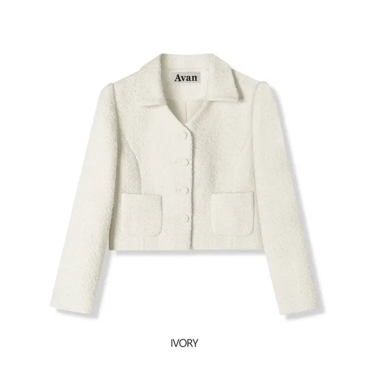 [BUNJANG] Avan Annabelle Tweed Jacket / [새상품] 어반드레스 Avan 아이보리 애나벨 트위드 자켓