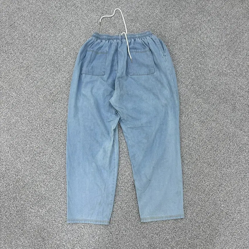 [BUNJANG] Pintuck Bending Denim Pants / 3 보세 편한 핀턱 밴딩 데님 바지 0407J