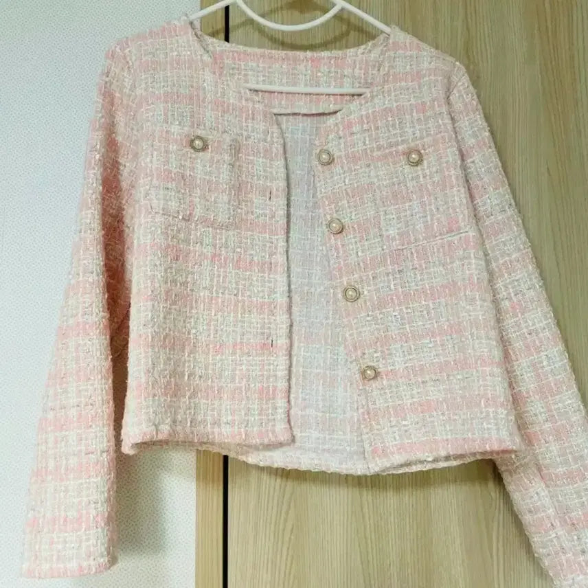 [BUNJANG] Pearl Tweed Jacket / 무배&amp;택포
