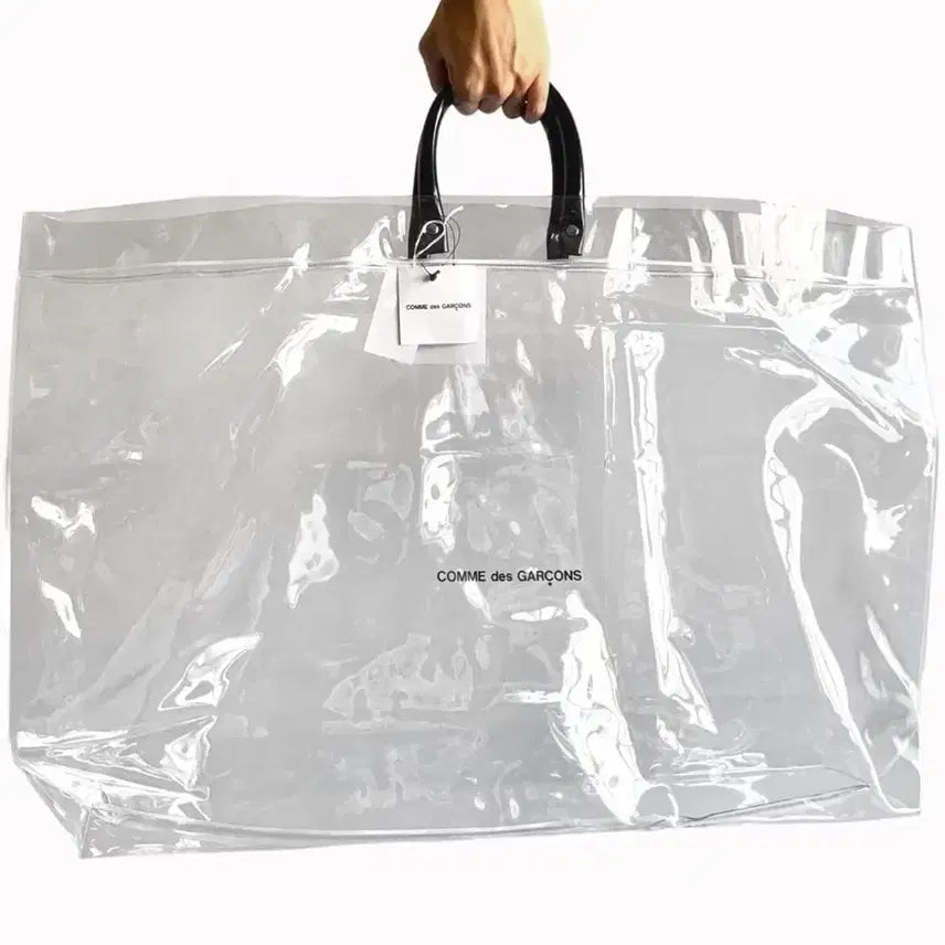 [BUNJANG] Comme des Garcons PVC Transparent Tote Bag / (새상품) 꼼데가르송 PVC 투명 토트백