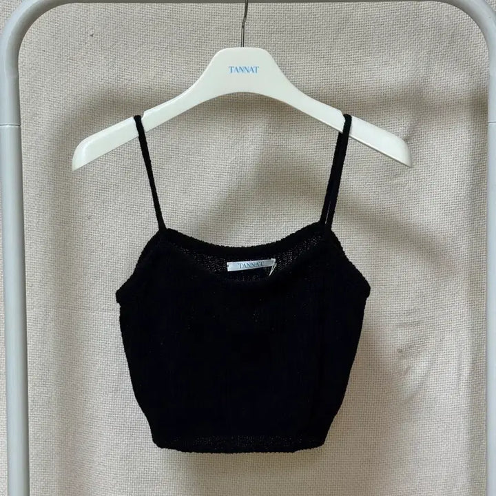 [BUNJANG] Thanat Mini Rib Tube Top Black / 타낫 미니 립 튜브탑 블랙