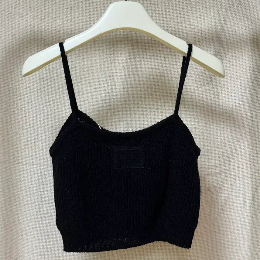 [BUNJANG] Thanat Mini Rib Tube Top Black / 타낫 미니 립 튜브탑 블랙