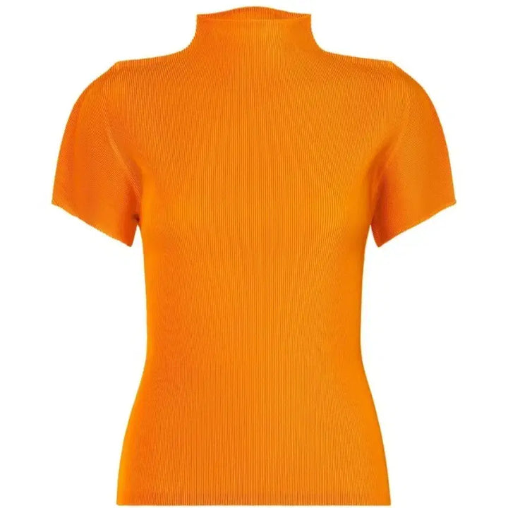[BUNJANG] Pleats Please Mandarin Orange Pleated Top / 플리츠플리즈 4월 반목 미스트