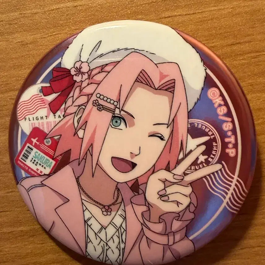 [BUNJANG] Sakura Haruno Can Badge / 판매)하루노 사쿠라 캔뱃지