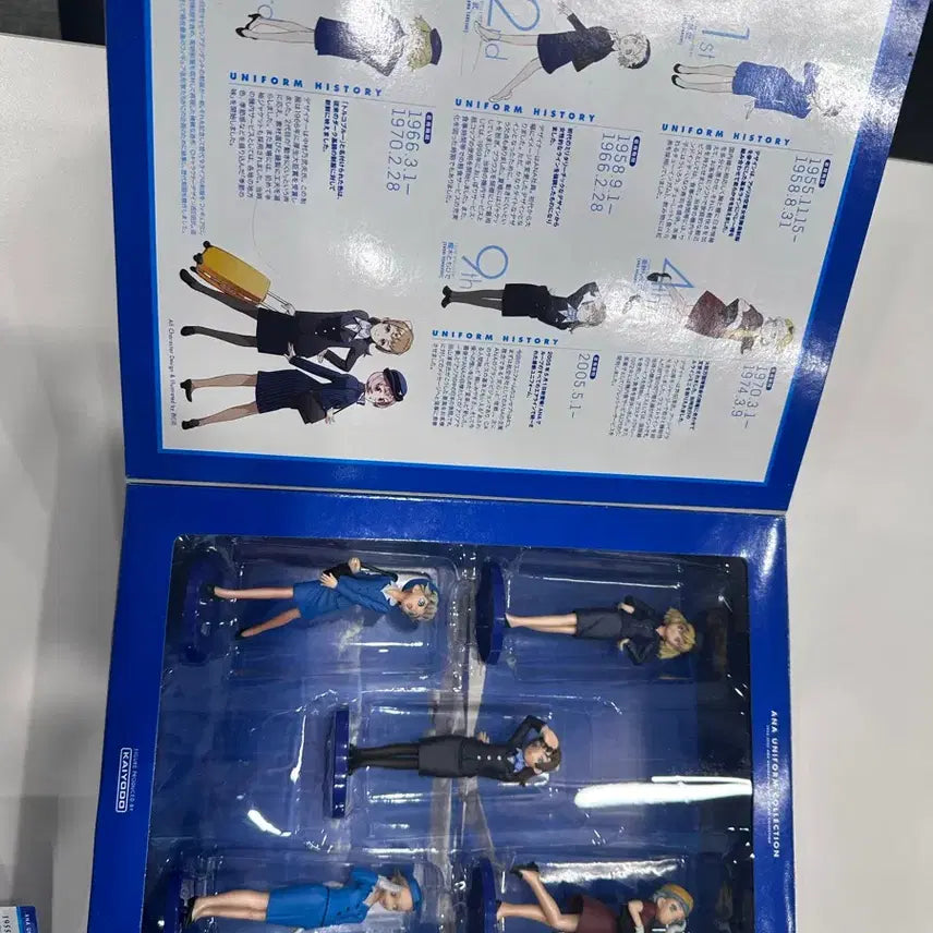 [BUNJANG] Kaiyodo ANA Uniform Collection Vol. 1 &amp; 2 Display Set / 카이요도 ANA UNIFORM 컬렉션 1, 2 합본 전시용 박스 포함