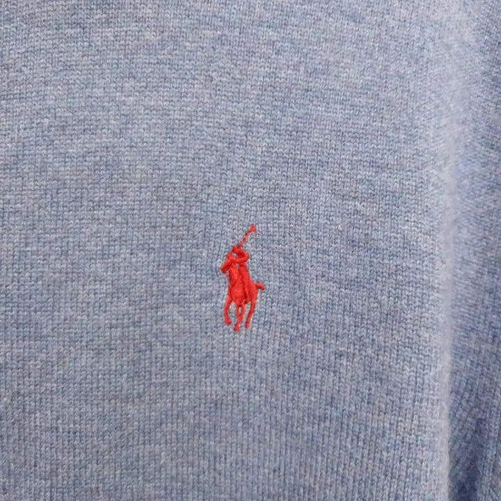 [BUNJANG] Polo Half-Zip Knit Sweater L / 4469 폴로 반집업 니트 L