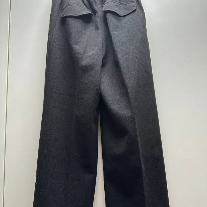 [BUNJANG] Black Wide Slacks Pants / 블랙 와이드 슬랙스 팬츠