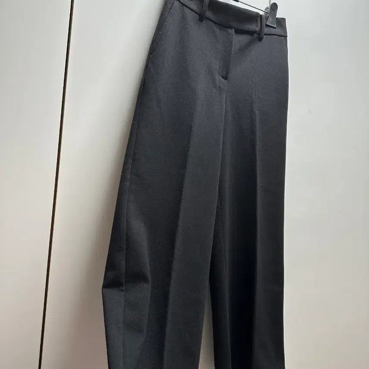 [BUNJANG] Black Wide Slacks Pants / 블랙 와이드 슬랙스 팬츠