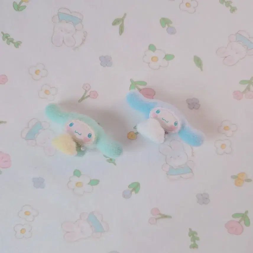[BUNJANG] Sanrio Cinnamoroll Flocked Mini Figure Bundle Set / 일본정품) 시나모롤 플로키 미니 피규어 2종 일괄 일반+시크릿