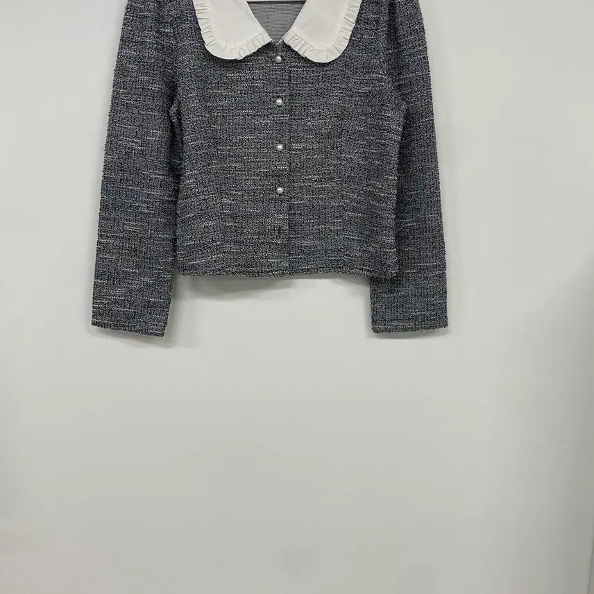 [BUNJANG] 8 Seconds Tweed Jacket Cardigan - S / 에잇세컨즈 트위드 자켓가디건 S
