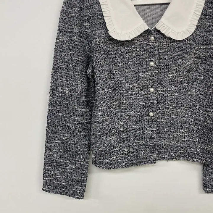 [BUNJANG] 8 Seconds Tweed Jacket Cardigan - S / 에잇세컨즈 트위드 자켓가디건 S