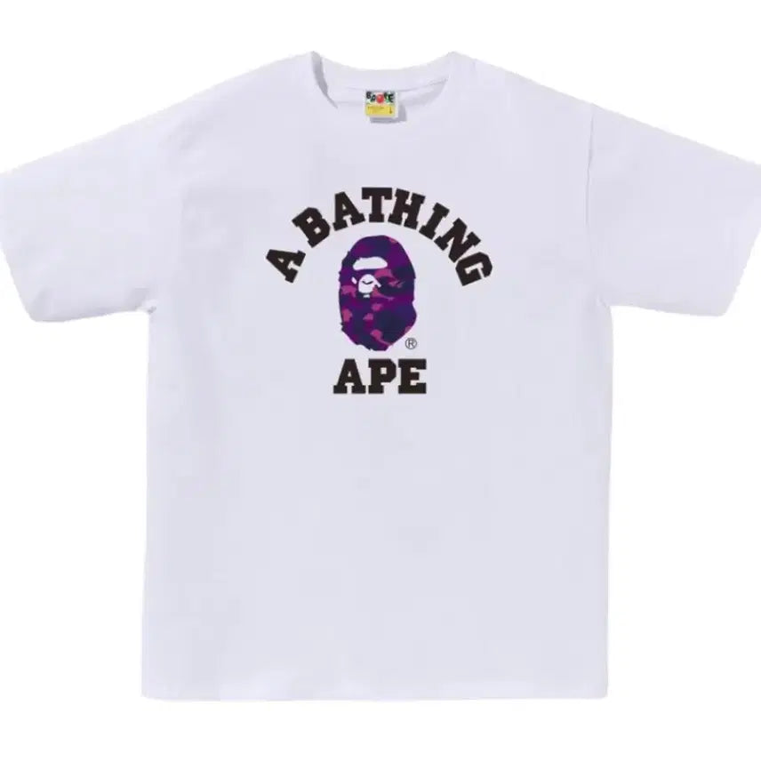 [BUNJANG] A Bathing Ape T-Shirt White (S) / A Bathing Ape 반팔 티셔츠 화이트 S