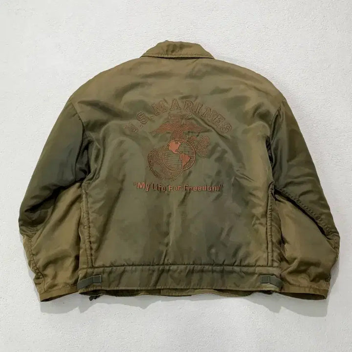[BUNJANG] US Marine Corps A-1 Deck Jacket (Medium) / 미해병 복각 A-1 덱 자켓 미디움 100