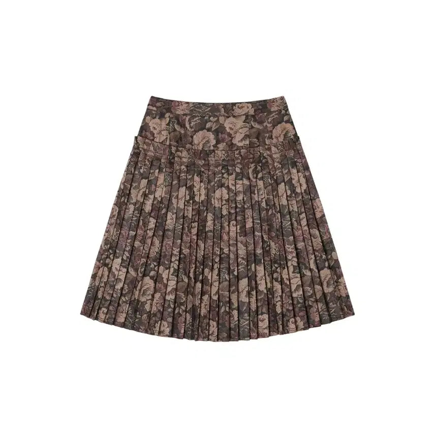 [BUNJANG] Colocynth MARCA Pleats Skirt Flower / 콜로신스 MARCA PLEATS SKIRT FLOWER