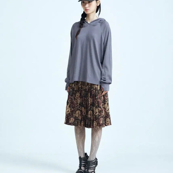[BUNJANG] Colocynth MARCA Pleats Skirt Flower / 콜로신스 MARCA PLEATS SKIRT FLOWER